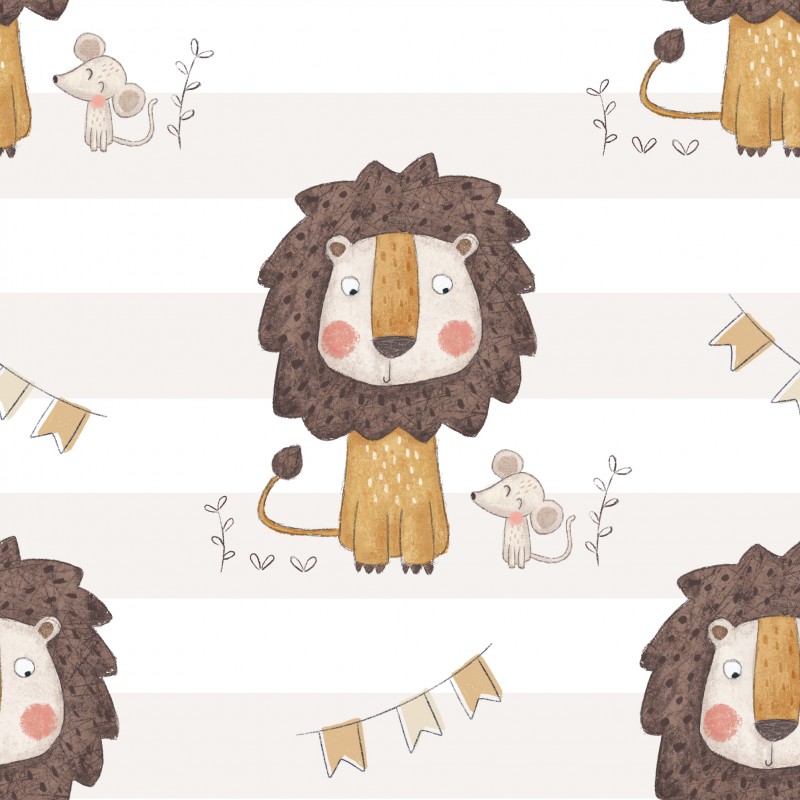 Lion Mouse Stripes