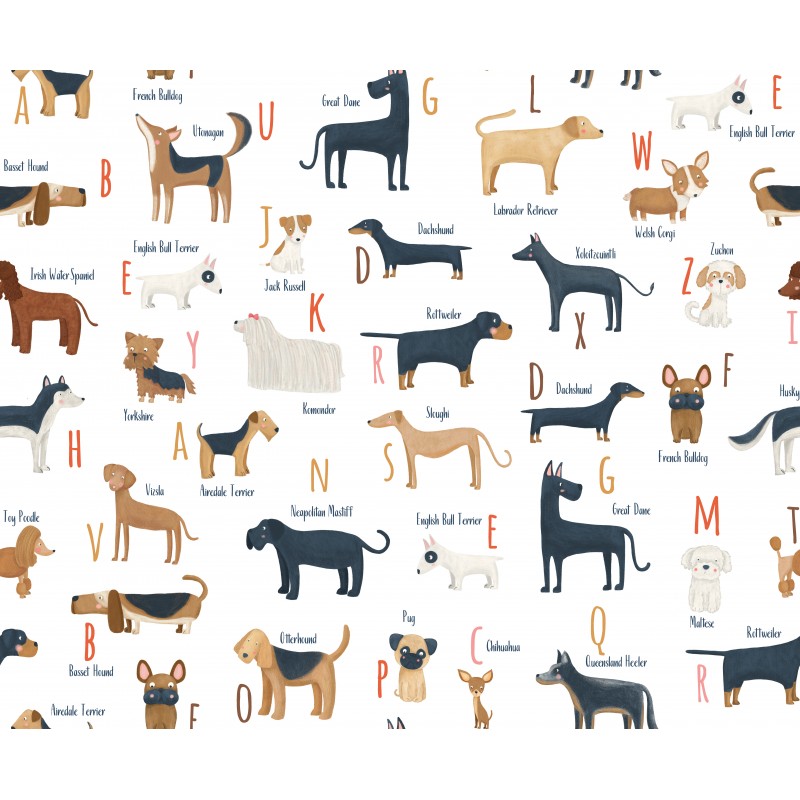 Hunde-Alphabet