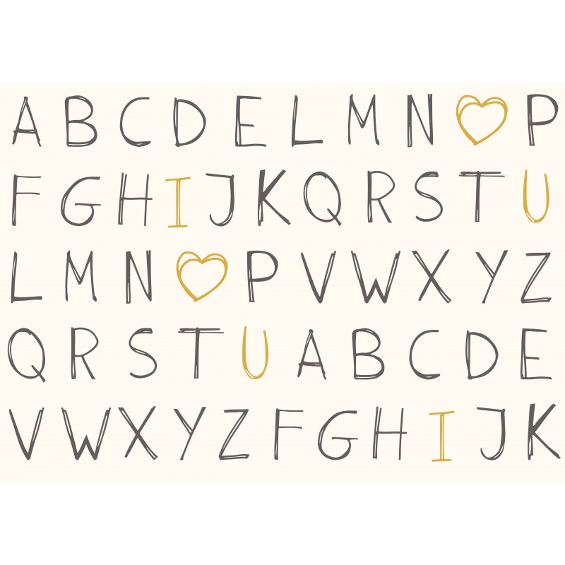 I love you alphabet