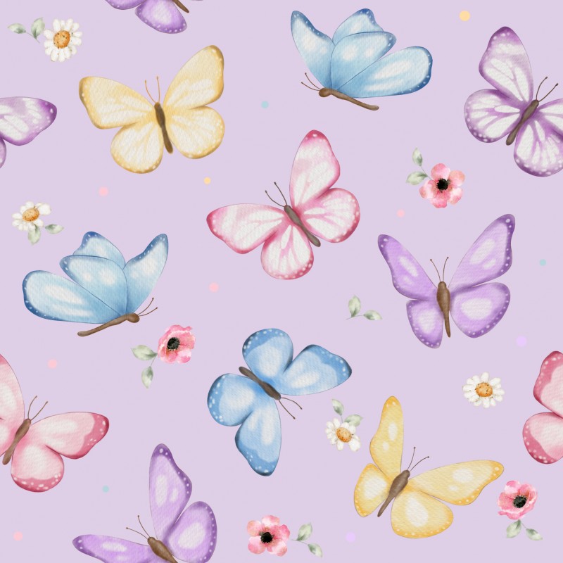 Lilac Butterflies 