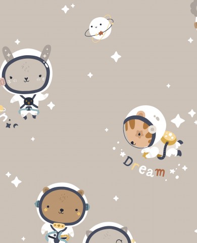 Space animals beige