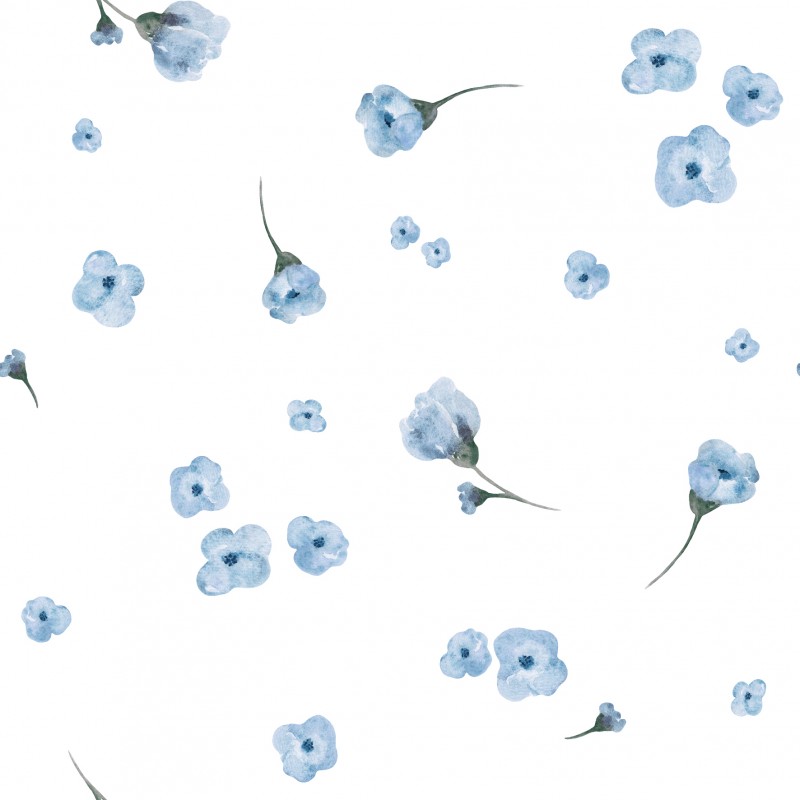 malé modré květy