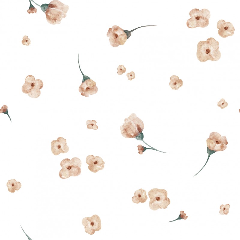 malé květy hnědé