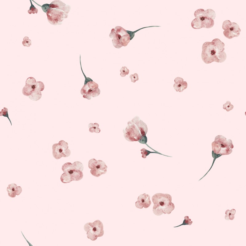 malé květy růžové