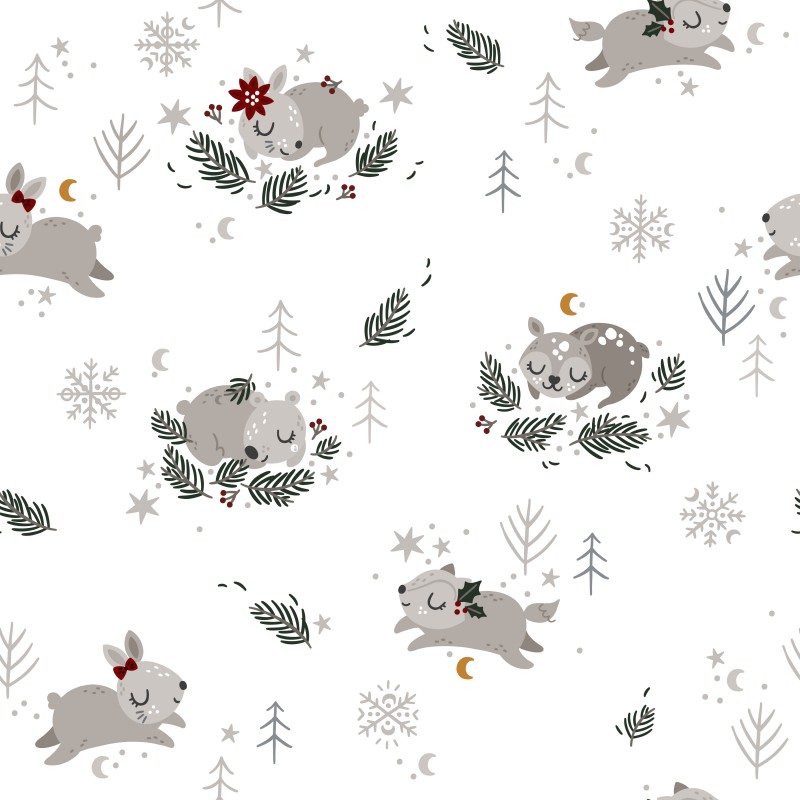 Zimní lesní zvířata