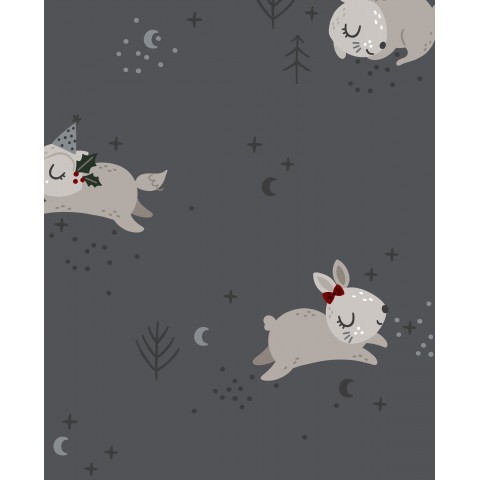 Forest bear and rabbit