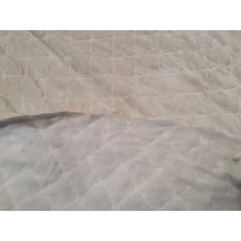Minky quilted Pristine square- 1m - OUT 1613