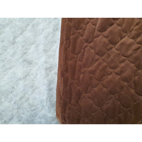 Velvet quilted Cappuccino...