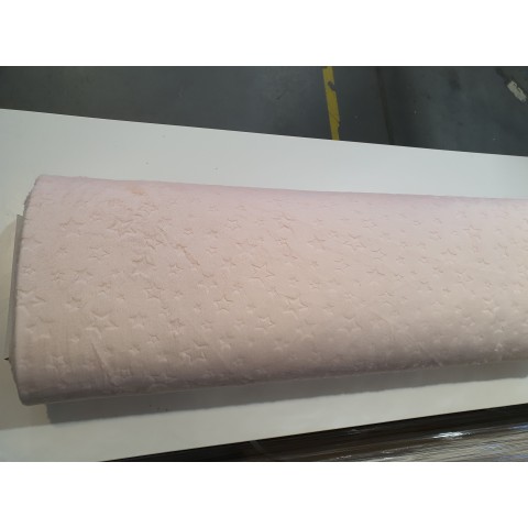 Minky Burnout Soft Pink - OUT-1573 - 1m