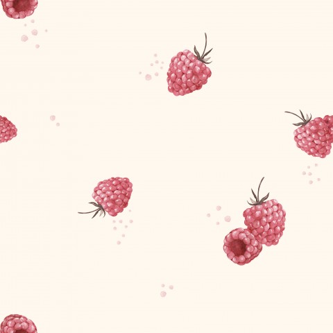 Raspberries cream