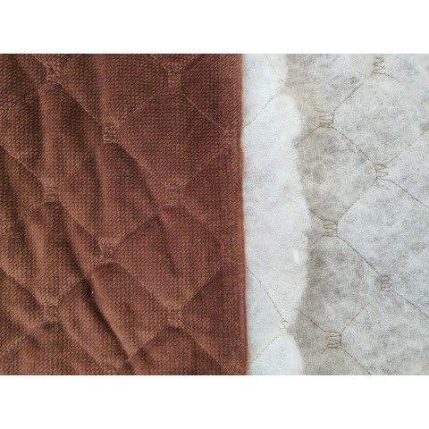 Velvet quilted Cappuccino...