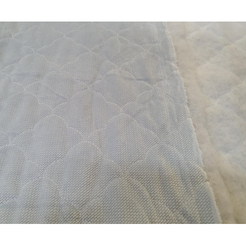 Velvet quilted Gray cloud - 1m - OUT-1680