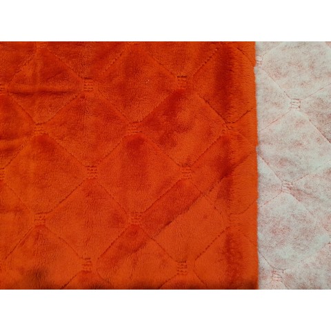 Minky quilted Tomato square...