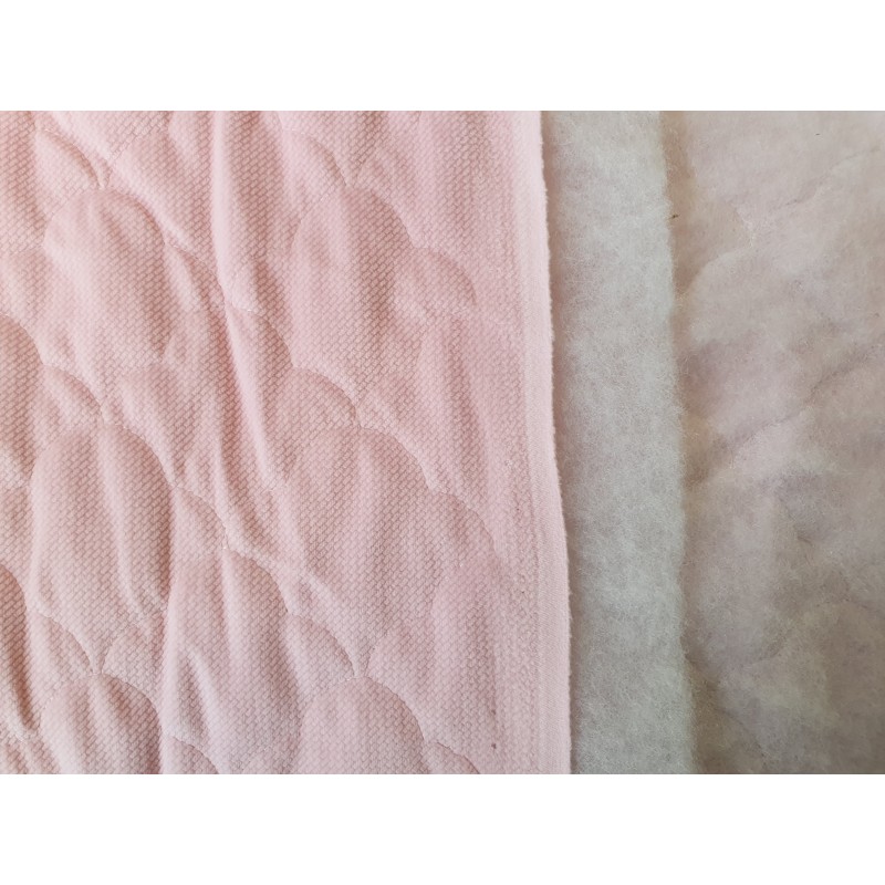 Velvet quilted Blushing Bride cloud - 1m - OUT-1711