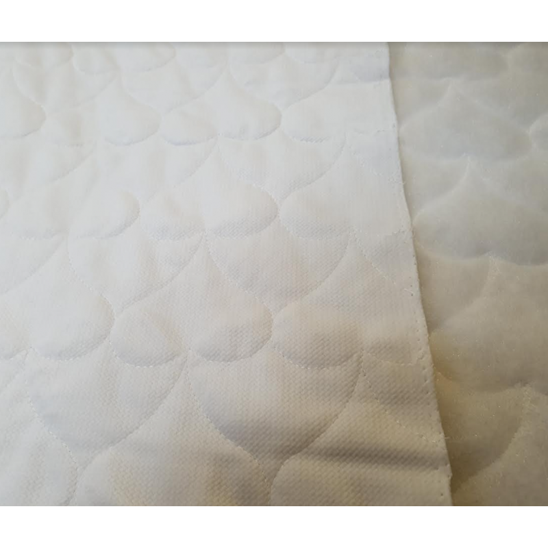 Velvet quilted Pristine heart - 1m - OUT-1708