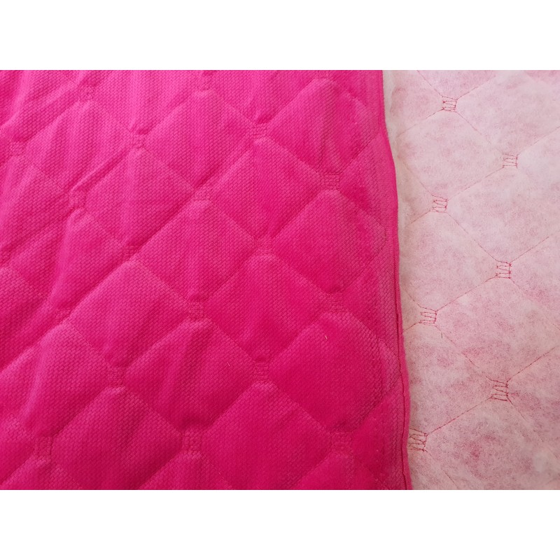 Velvet quilted Fuchsia square - 1m - OUT-1692