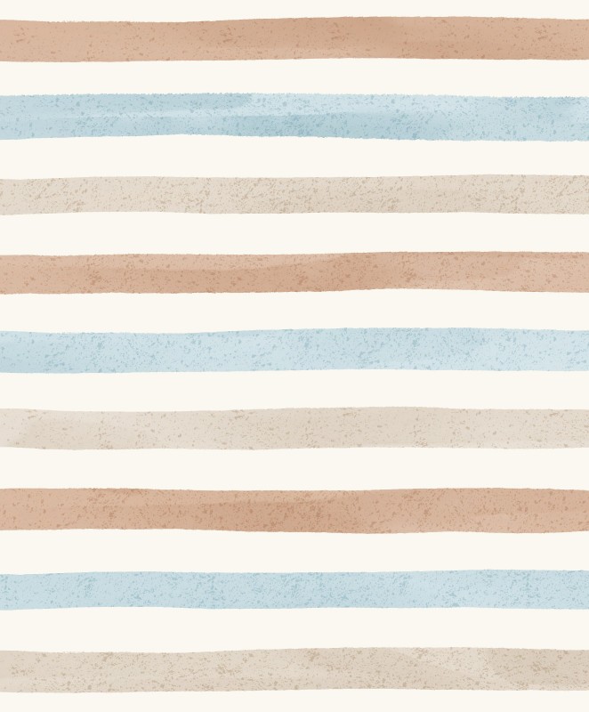 Stripes Beige and Blue