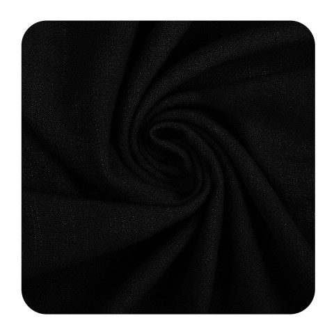 Linen with viscose - Black