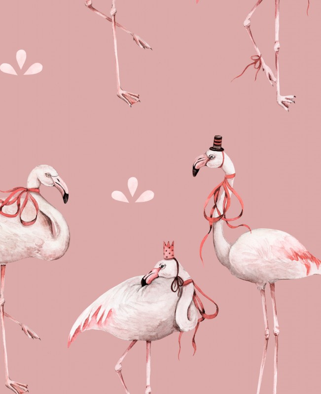 Flamingo tmavě růžová